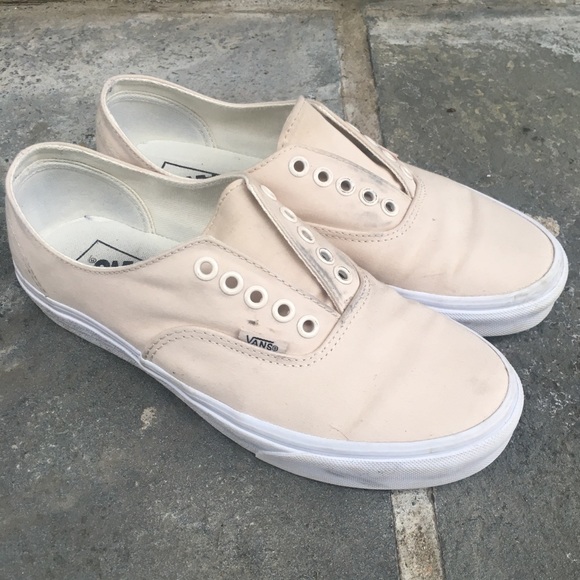 brushed twill slip on vans